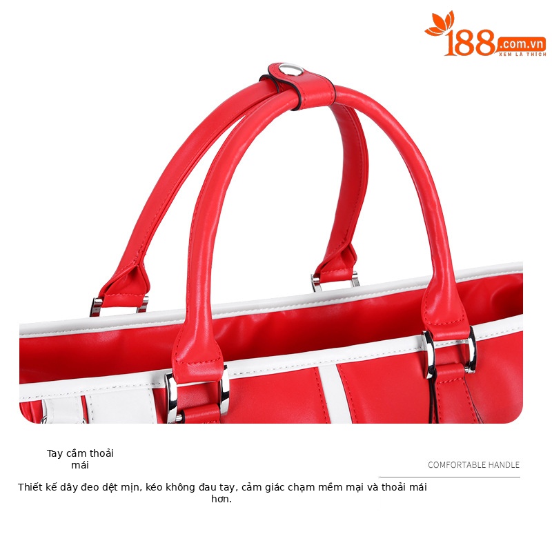Túi đựng quần áo golf PGM chống nước siêu nhẹ có ngăn giày riêng 41×25×34 cm — YWB040-màu đỏ, YWB040-màu hồng, YWB040-màu đỏ hoa hồng, YWB040-màu xanh lá cây