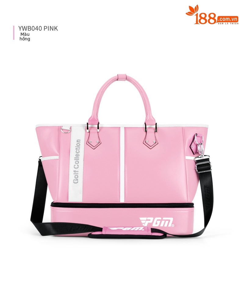 Túi đựng quần áo golf PGM chống nước siêu nhẹ có ngăn giày riêng 41×25×34 cm — YWB040-màu đỏ, YWB040-màu hồng, YWB040-màu đỏ hoa hồng, YWB040-màu xanh lá cây chi tiết 15