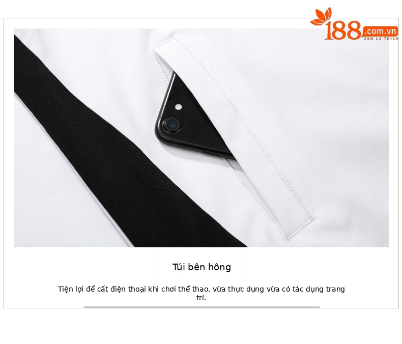 Áo khoác golf trẻ em bé gái chống gió chống mưa cổ đứng dây kéo — YF456-màu trắng, YF456-Đen, YF456-màu đỏ chi tiết 15