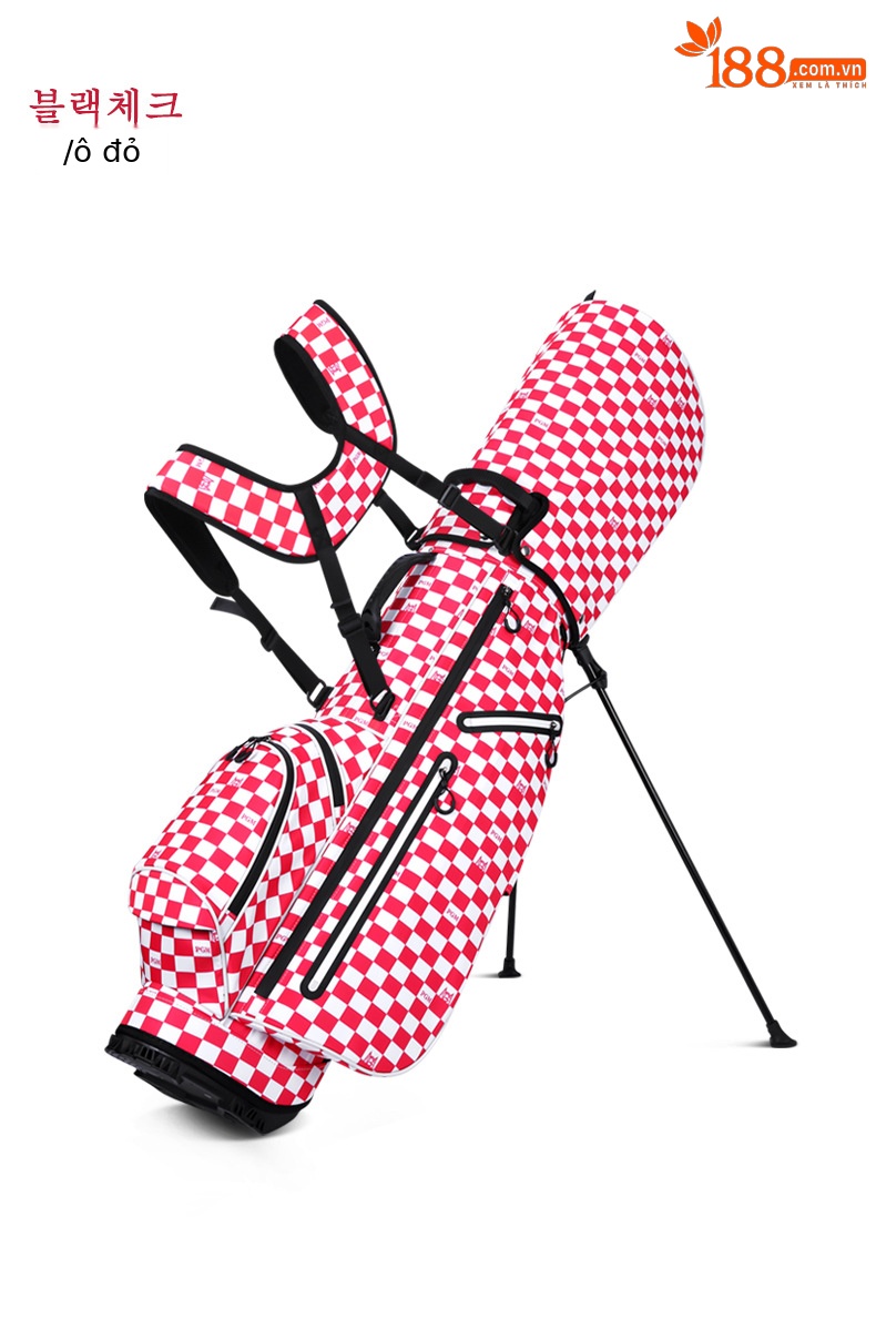 Túi đựng gậy golf PGM kiểu Hàn Quốc có chân đế, nhẹ, chống nước — QB116-Xanh huỳnh quang chi tiết 9