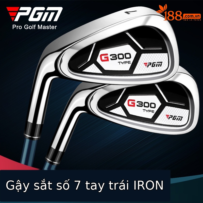 Gậy golf nam PGM số 7 bằng thép không gỉ, đầu đơn dùng tập luyện — TIG025 - Cần thép tay trái nam, loại 5#, TIG025 - Cần thép tay trái nam, loại 6#, TIG025 - Cần thép tay trái nam 8#, TIG025 - Cần thép tay trái nam 9#
