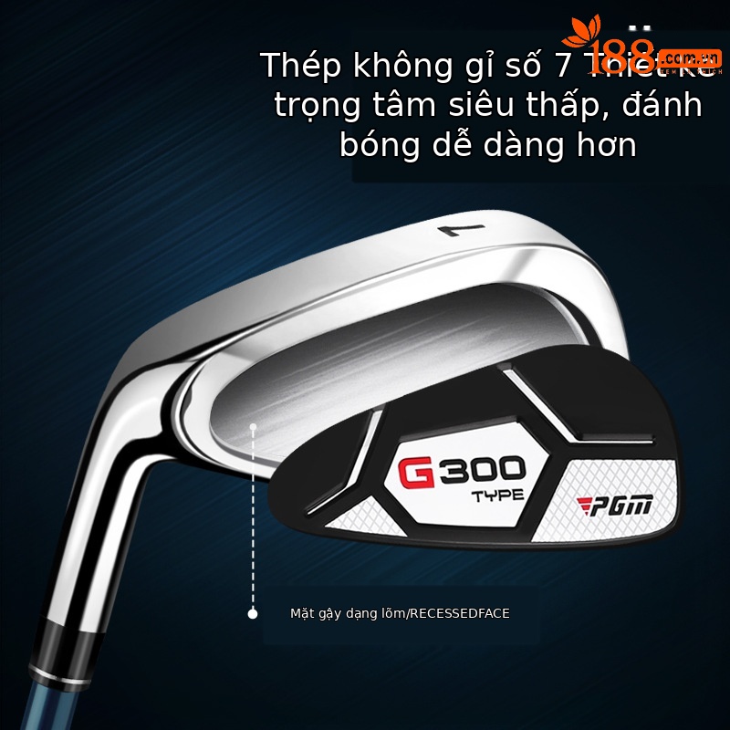 Gậy golf nam PGM số 7 bằng thép không gỉ, đầu đơn dùng tập luyện — TIG025 - Cần thép tay trái nam, loại 5#, TIG025 - Cần thép tay trái nam, loại 6#, TIG025 - Cần thép tay trái nam 8#, TIG025 - Cần thép tay trái nam 9#