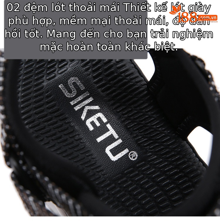 Dép sandal thể thao nữ quai chữ V đế wedge MD nhẹ êm — Màu đen, Màu xanh lam, Siêu nhẹ/thoải mái/chống trượt/sau khi bán lẻ, Màu xám chi tiết 10