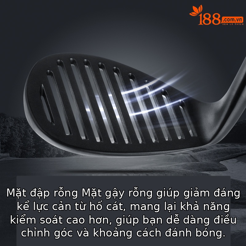 Gậy golf PGM đào hố cát mặt rỗng 56°/60° — SG008-Đen 56 °, SG008-màu đen 60 °