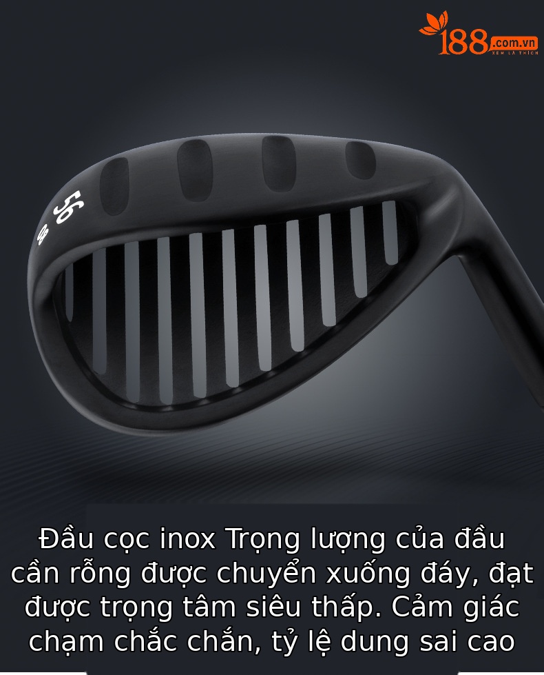 Gậy golf PGM đào hố cát mặt rỗng 56°/60° — SG008-Đen 56 °, SG008-màu đen 60 ° chi tiết 6