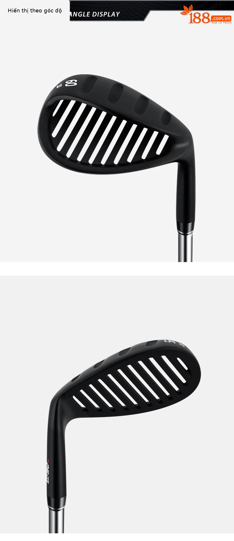 Gậy golf PGM đào hố cát mặt rỗng 56°/60° — SG008-Đen 56 °, SG008-màu đen 60 ° chi tiết 12