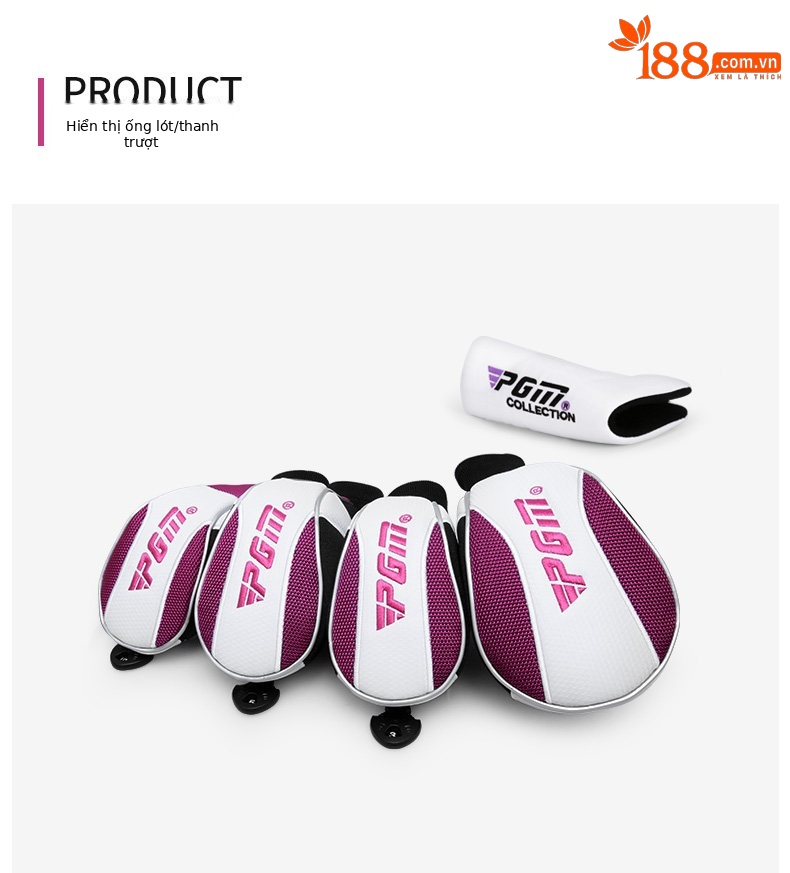 Bộ gậy golf PGM nữ tay trái hợp kim titan 12 chiếc kèm túi đựng — [Tay trái carbon] 12 câu lạc bộ màu hồng, túi bóng tiêu chuẩn, [Bàn tay trái bằng thép] 12 câu lạc bộ màu hồng + túi bóng tiêu chuẩn, [Bàn tay trái bằng thép] 4 gậy màu hồng, túi đựng súng đứng (túi đựng súng có màu ngẫu nhiên), [Tay trái carbon] 4 gậy màu hồng, túi đựng súng đứng (túi đựng súng có màu ngẫu nhiên) chi tiết 25