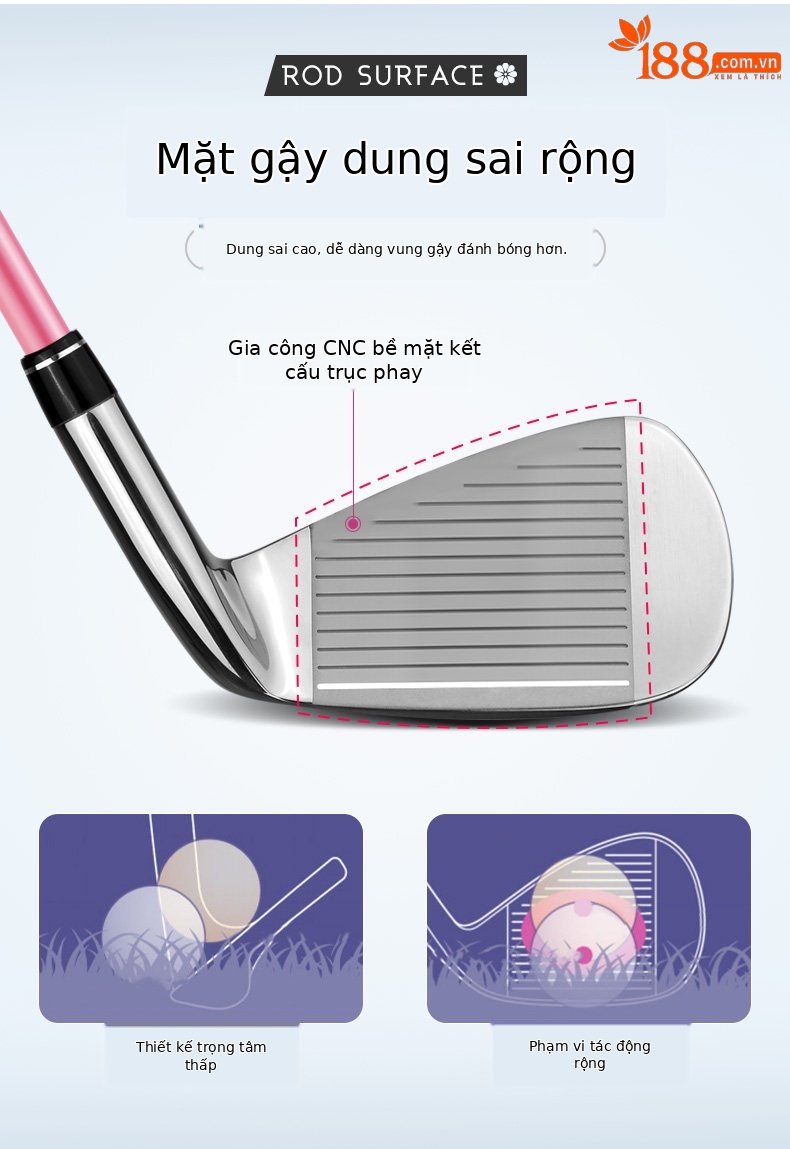 Bộ gậy golf PGM nữ tay trái hợp kim titan 12 chiếc kèm túi đựng — [Tay trái carbon] 12 câu lạc bộ màu hồng, túi bóng tiêu chuẩn, [Bàn tay trái bằng thép] 12 câu lạc bộ màu hồng + túi bóng tiêu chuẩn, [Bàn tay trái bằng thép] 4 gậy màu hồng, túi đựng súng đứng (túi đựng súng có màu ngẫu nhiên), [Tay trái carbon] 4 gậy màu hồng, túi đựng súng đứng (túi đựng súng có màu ngẫu nhiên) chi tiết 6