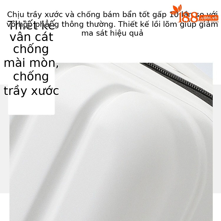Vali kéo 20 inch đa năng cho học sinh, bánh xe xoay 360 độ, mở rộng dung tích — Xám đậm, Màu đen, Trắng sữa