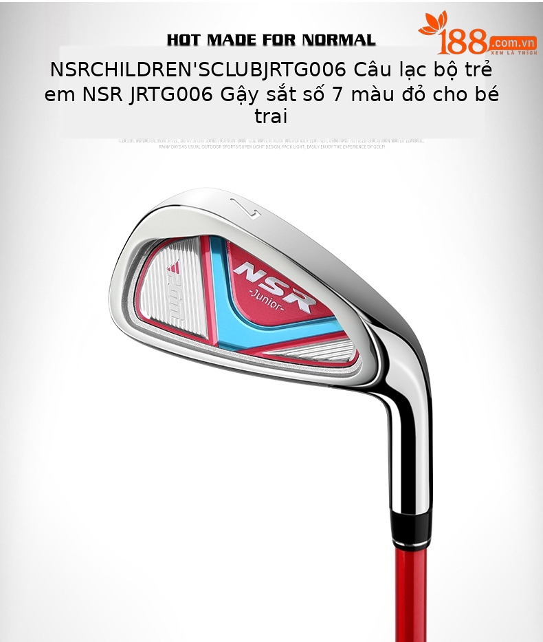 Bộ gậy golf trẻ em PGM NSR Junior nhẹ cho bé trai mới bắt đầu — Bộ trẻ em tùy chỉnh JRTG006 chi tiết 15