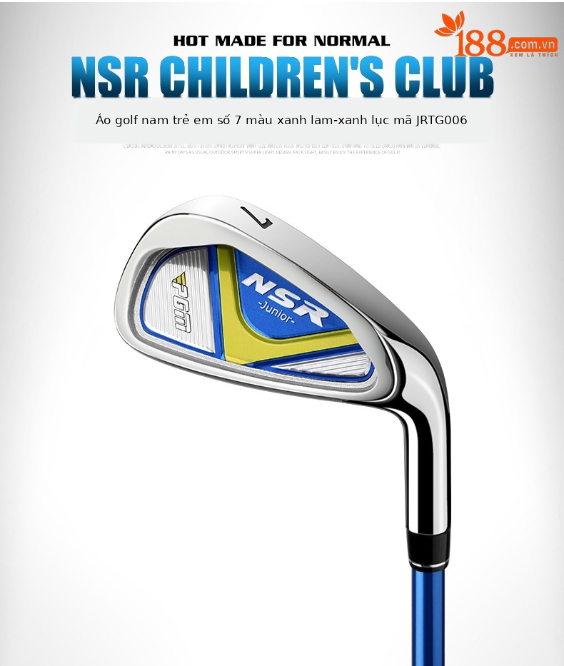 Bộ gậy golf trẻ em PGM NSR Junior nhẹ cho bé trai mới bắt đầu — Bộ trẻ em tùy chỉnh JRTG006 chi tiết 21