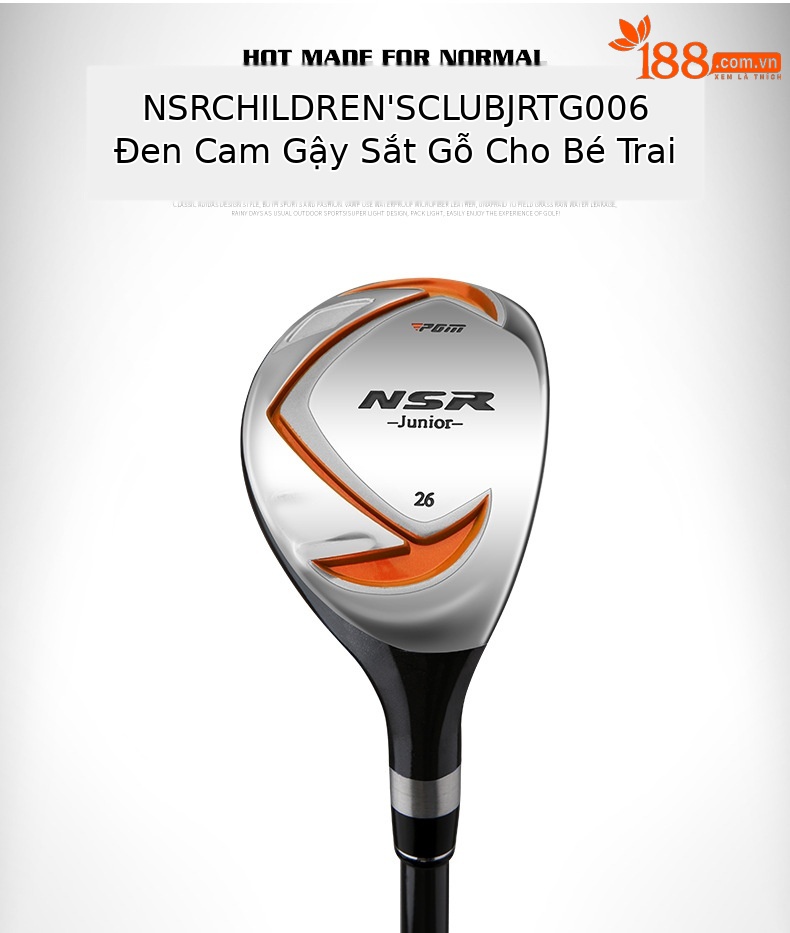 Bộ gậy golf trẻ em PGM NSR Junior nhẹ cho bé trai mới bắt đầu — Bộ trẻ em tùy chỉnh JRTG006 chi tiết 27