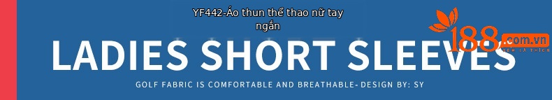 Áo thun golf nữ ngắn tay thể thao thoáng khí — YF442-màu xanh đậm, YF442-màu đỏ, YF444-màu đỏ hoa hồng, YF442-Đen chi tiết 25