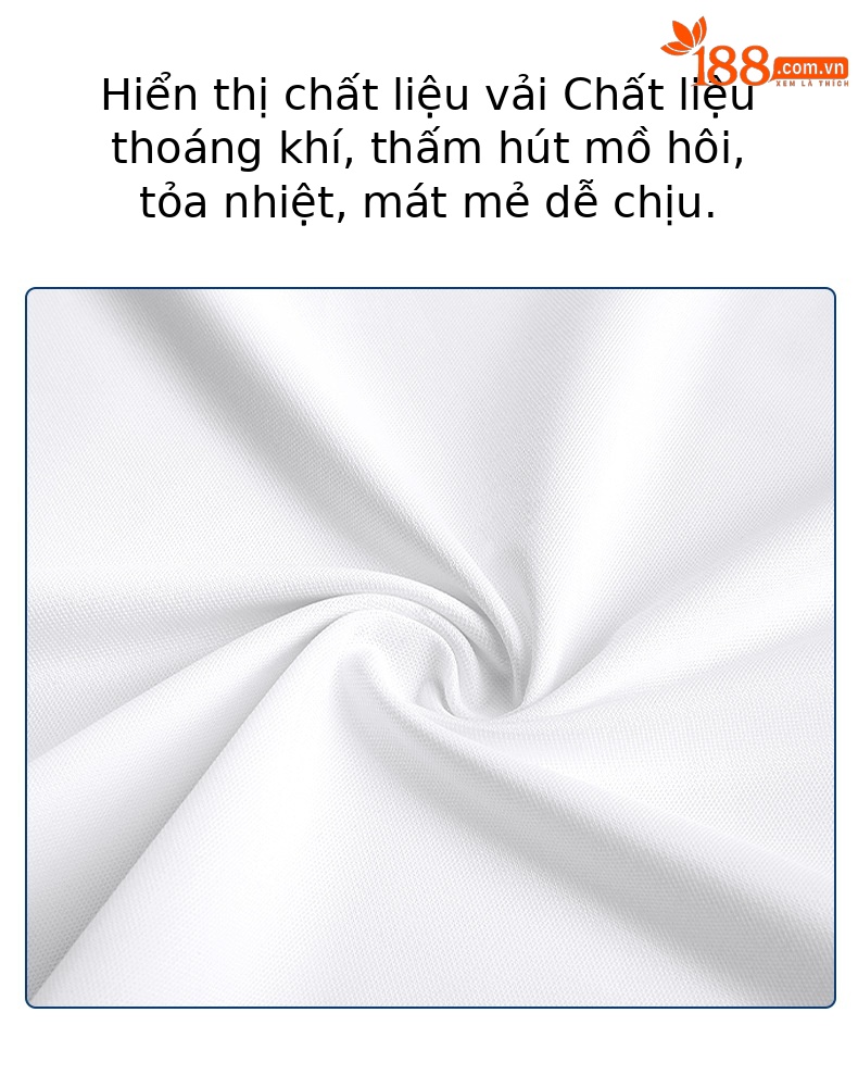 Áo thun golf nam ngắn tay thoáng khí nhanh khô chất liệu vải goff — Tay ngắn màu đen (Vải đính cườm) Tay ngắn màu đen (Vải đính cườm), Màu xanh navy, Màu hồng, Tay áo ngắn màu đen (Vải Lụa Sữa) chi tiết 2