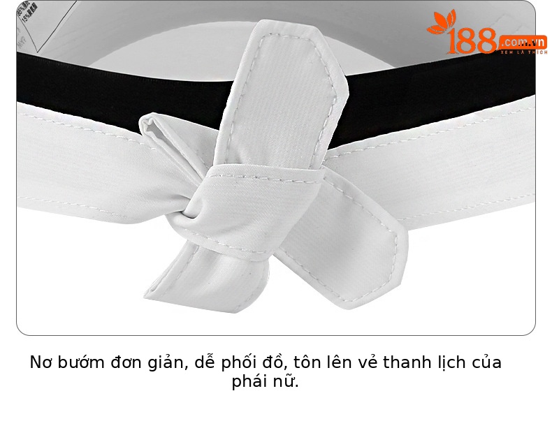 Mũ chống nắng nữ PGM vành rộng 22cm dây thun co giãn — MZ033 nữ Mũ rỗng màu xanh, MZ033 nữ Mũ rỗng màu trắng, MZ033 nữ Mũ rỗng màu đen, MZ033 nữ Mũ rỗng màu hồng chi tiết 24