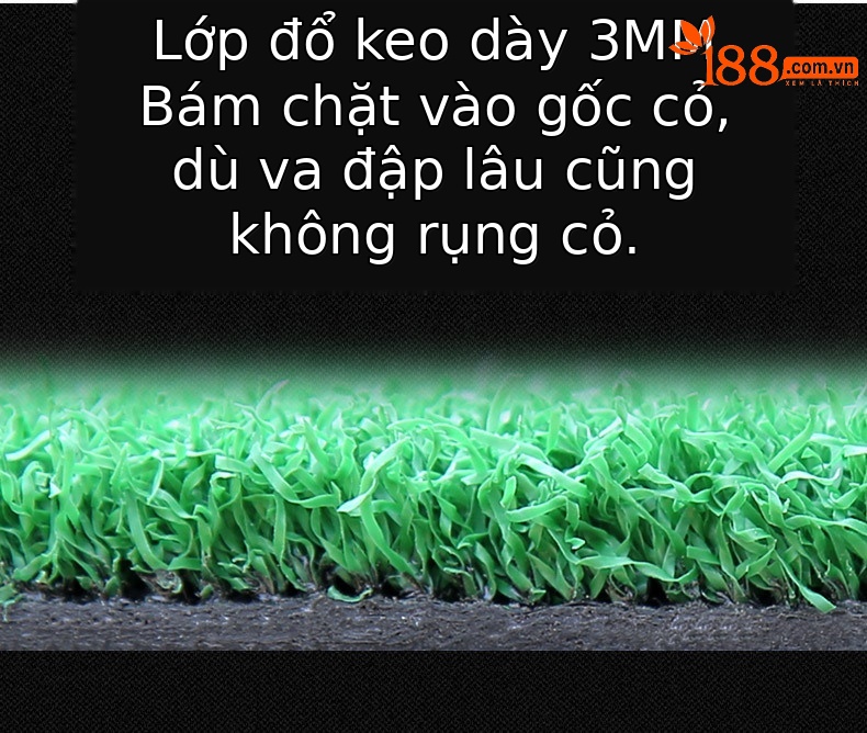 Đệm đánh golf PGM 3D hai lớp 1.5x1.5m cho sân tập — Miếng đệm 3D (không có đáy chống trượt), Miếng đệm 3D (có đáy chống trượt), Đệm dán (không có đáy chống trượt), Đệm dán (có đáy chống trượt) chi tiết 5