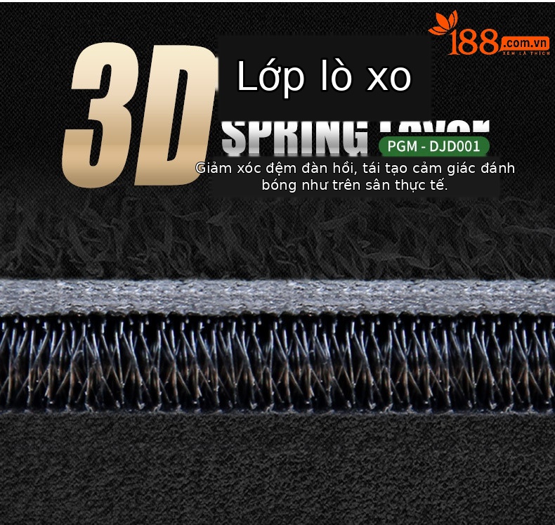 Đệm đánh golf PGM 3D hai lớp 1.5x1.5m cho sân tập — Miếng đệm 3D (không có đáy chống trượt), Miếng đệm 3D (có đáy chống trượt), Đệm dán (không có đáy chống trượt), Đệm dán (có đáy chống trượt) chi tiết 6