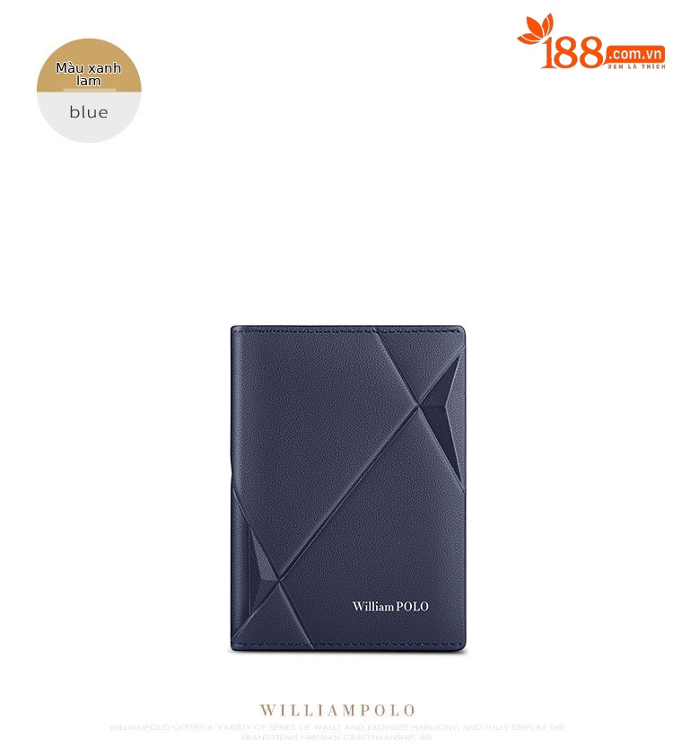 Ví card holder da bò chống trộm siêu mỏng Emperor Paul chi tiết 11