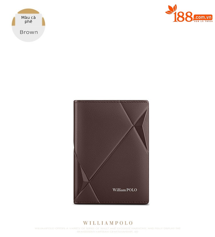 Ví card holder da bò chống trộm siêu mỏng Emperor Paul chi tiết 13
