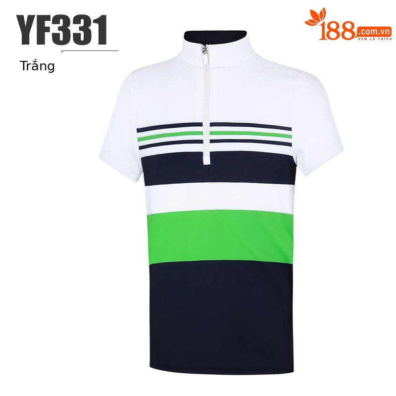 Áo thun golf bé trai PGM tay ngắn, chất liệu thun thể thao thoáng khí — Áo thun golf cho bé trai YF331