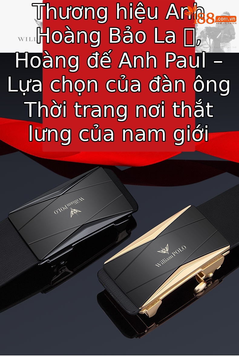 Thắt lưng nam da bò hai lớp khóa tự động Emperor Paul — 120cm, 130cm, 110cm, 125cm chi tiết 1