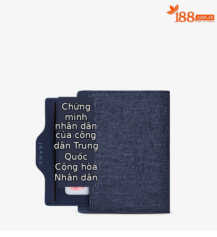 Ví nam gập mini canvas Emperor Paul chống mài mòn chi tiết 10