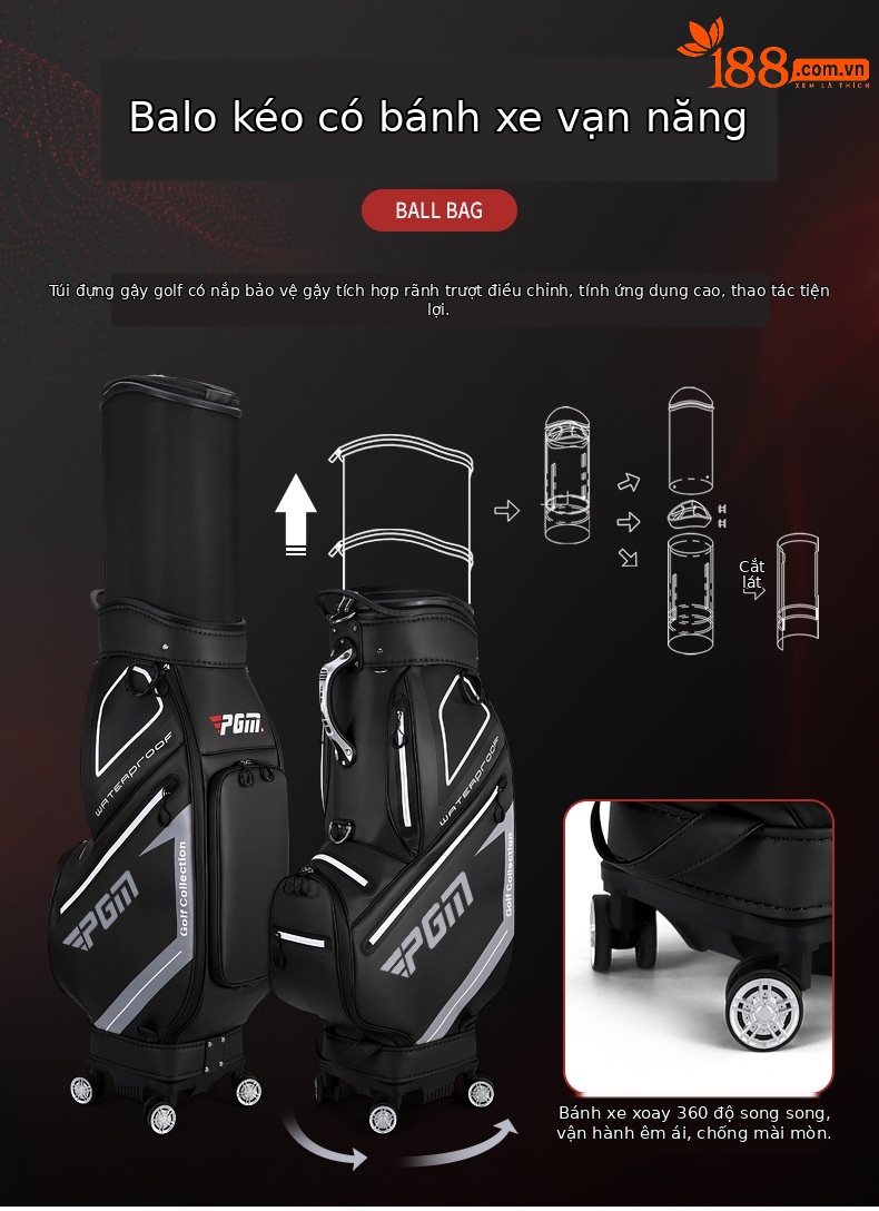 Bộ gậy golf MEGA PRO 13 thanh PGM – gỗ số 1 hợp kim titan, túi đựng kèm — MTG036-S cấp 13 [9.5 gỗ số 1] + Túi bóng + Bao Thanh, MTG036-S cấp 13 [10.5 gỗ số 1] + Túi bóng + Bao Thanh, MTG036-R cấp 13 [9.5 gỗ số 1] + Túi bóng + Bao Thanh, MTG036-R cấp 13 [10.5 gỗ số 1] + Túi bóng + Bao Thanh chi tiết 10