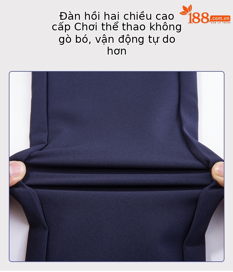 Quần golf nữ PGM dài, co giãn cao, chống thấm nước, dáng ôm thể thao — KUZ127-Xanh Navy [Dày dặn cho mùa Thu Đông] chi tiết 3