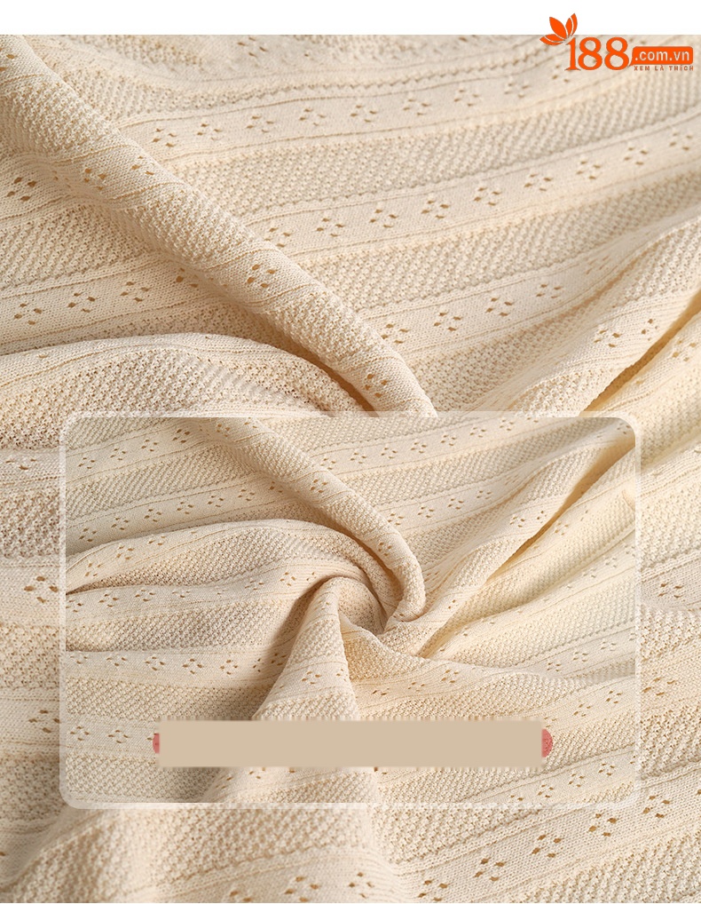 Áo cardigan nữ dệt kim mỏng chống nắng, tay ngắn, dáng suông, phối khăn choàng — Màu đen chi tiết 2