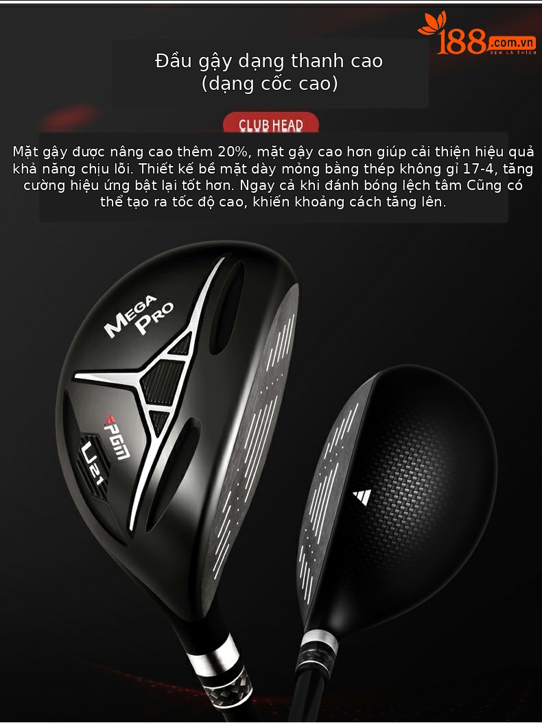 Gậy golf PGM MEGA PRO số 1/số 3/số 5 gỗ nam thanh sợi carbon — Thanh Carbon MG036-X 8.5, Thanh Carbon MG036-S 8.5, Thanh Carbon MG036-R 8.5, Thanh Carbon MG036-SR 8.5 chi tiết 15