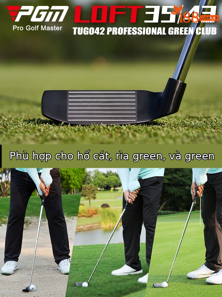 Gậy golf PGM cắt thanh đẩy và cắt hố cát thép không gỉ — TUG042-43 ° cắt thanh đẩy, TUG042-35 ° cắt thanh đẩy