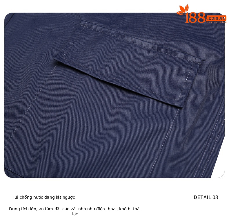 Bộ áo mưa golf PGM chống bão nam, áo khoác + quần chống nước ngoài trời — Nữ YF481-màu xanh nước biển (áo khoác + quần), YF482 nam-Màu Đỏ Cam (áo khoác + quần), Nữ YF481-Màu đỏ cam (áo khoác + quần), YF482 nam-màu xanh nước biển (Áo khoác + quần) chi tiết 13