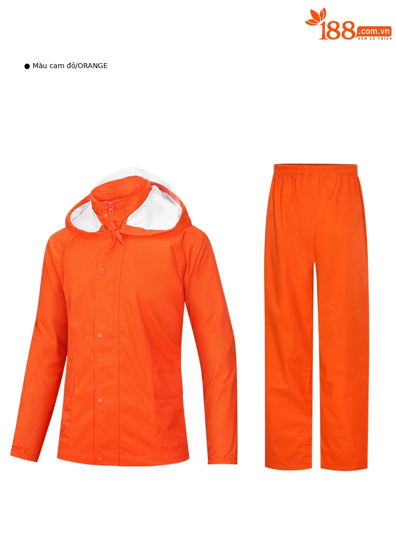 Bộ áo mưa golf PGM chống bão nam, áo khoác + quần chống nước ngoài trời — Nữ YF481-màu xanh nước biển (áo khoác + quần), YF482 nam-Màu Đỏ Cam (áo khoác + quần), Nữ YF481-Màu đỏ cam (áo khoác + quần), YF482 nam-màu xanh nước biển (Áo khoác + quần) chi tiết 24