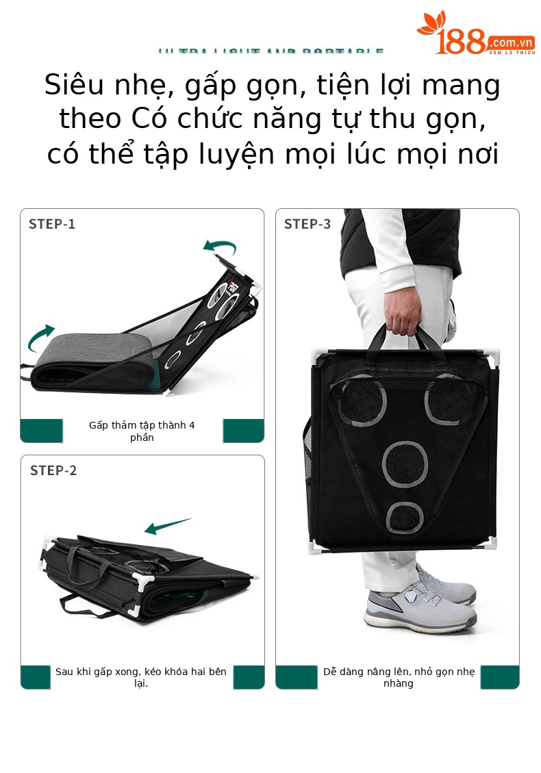 Bộ dụng cụ tập golf đa năng có lưới chắn và thảm tập putt — TL033 [0,4*2,5 mét] thảm nhung pha lê, TL033 [0,66*3 m] Thực hành thanh cắt, TL033 [0,45*2,5 mét] Thực hành cắt thanh (có cỏ dây trắng), TL036 cắt và đẩy tích hợp thực hành gỗ rắn 3 mét chi tiết 3
