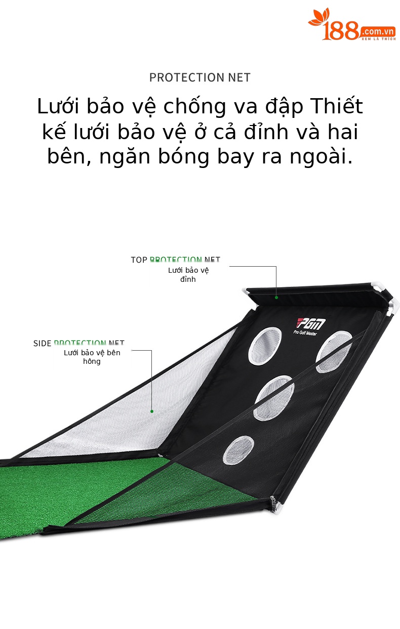 Bộ dụng cụ tập golf đa năng có lưới chắn và thảm tập putt — TL033 [0,4*2,5 mét] thảm nhung pha lê, TL033 [0,66*3 m] Thực hành thanh cắt, TL033 [0,45*2,5 mét] Thực hành cắt thanh (có cỏ dây trắng), TL036 cắt và đẩy tích hợp thực hành gỗ rắn 3 mét chi tiết 17
