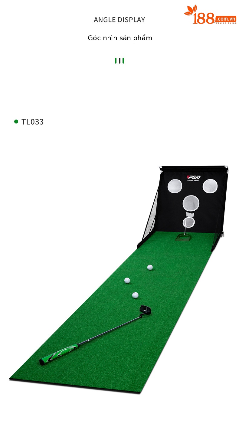 Bộ dụng cụ tập golf đa năng có lưới chắn và thảm tập putt — TL033 [0,4*2,5 mét] thảm nhung pha lê, TL033 [0,66*3 m] Thực hành thanh cắt, TL033 [0,45*2,5 mét] Thực hành cắt thanh (có cỏ dây trắng), TL036 cắt và đẩy tích hợp thực hành gỗ rắn 3 mét chi tiết 23