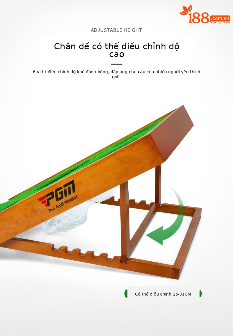 Bộ dụng cụ tập golf đa năng có lưới chắn và thảm tập putt — TL033 [0,4*2,5 mét] thảm nhung pha lê, TL033 [0,66*3 m] Thực hành thanh cắt, TL033 [0,45*2,5 mét] Thực hành cắt thanh (có cỏ dây trắng), TL036 cắt và đẩy tích hợp thực hành gỗ rắn 3 mét chi tiết 32