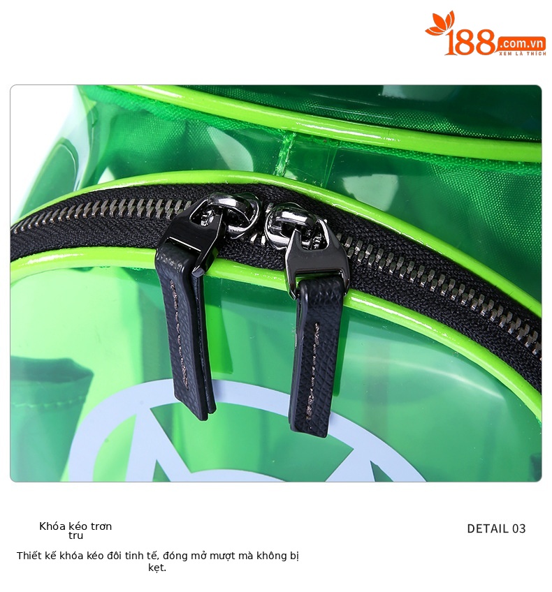 Túi đựng gậy golf PGM trong suốt chống nước, kiểu dáng Hàn Quốc, kích thước 127x31x36 cm — QB131-màu xanh lá cây, QB131-màu vàng, QB131-màu trắng chi tiết 22
