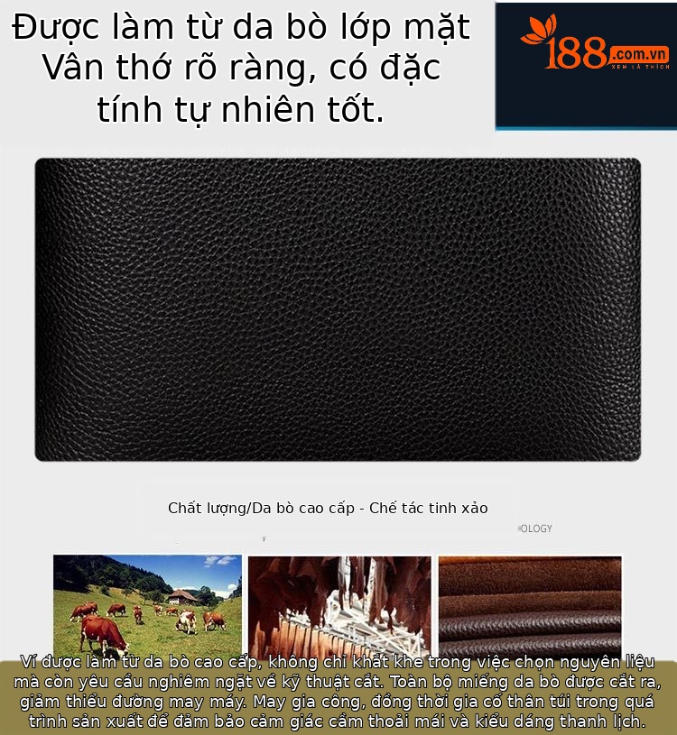 Túi đeo chéo nam da PU Emperor Paul phong cách công sở chi tiết 9