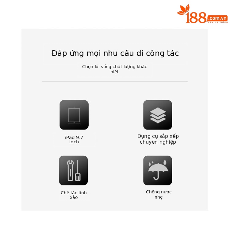 Túi đeo chéo nam công sở Emperor Paul da bò lớp đầu tiên, cặp tài liệu nhỏ đa năng chi tiết 2