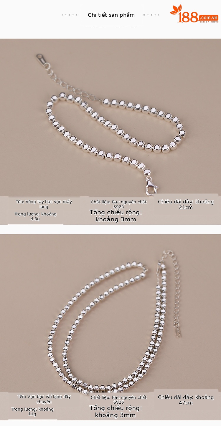 Vòng tay bạc S925 hình hươu bạc phong cách cổ điển cá tính — Kiểu vòng cổ chi tiết 4