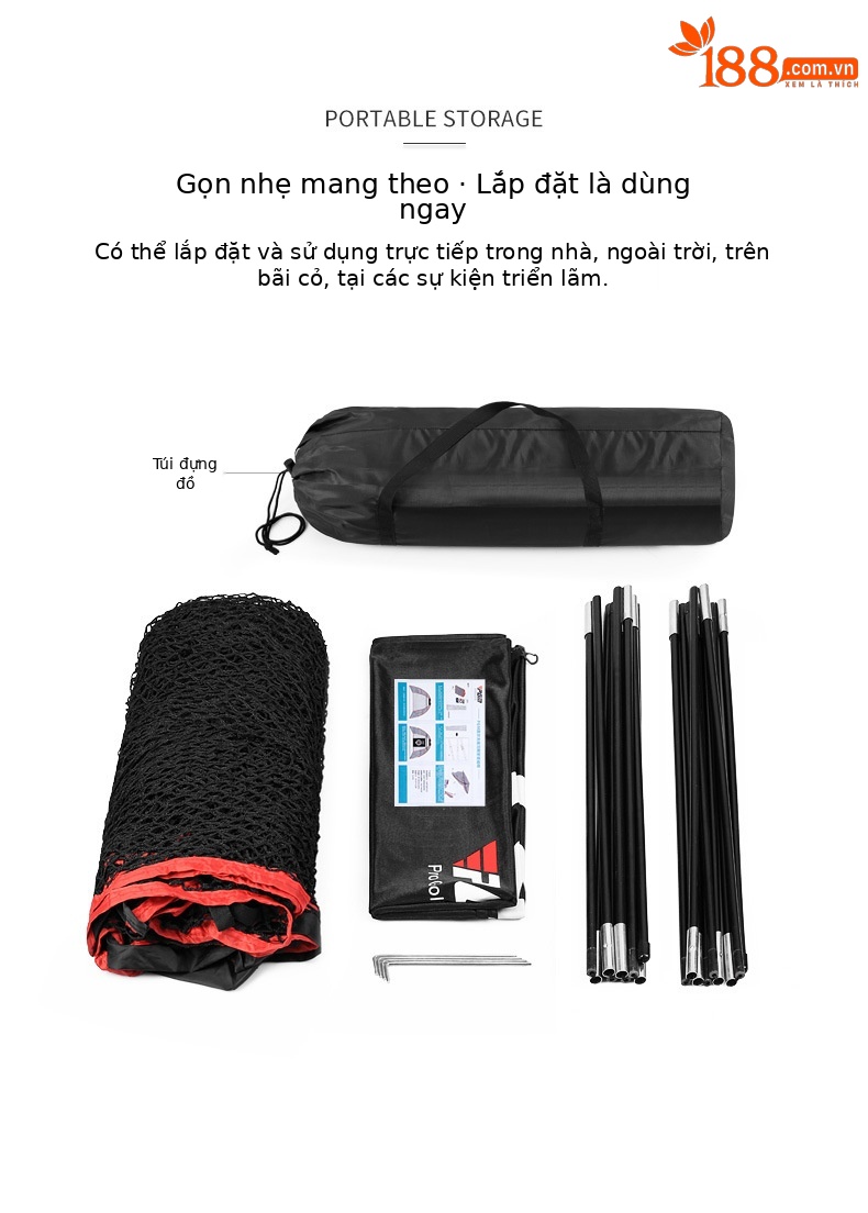 Lưới tập golf trong nhà PGM khung sợi thủy tinh 3x2x1.6m — LXW026-Mạng thực hành đơn, DJD002 pad 1 * 1.25M phiên bản thường chi tiết 5