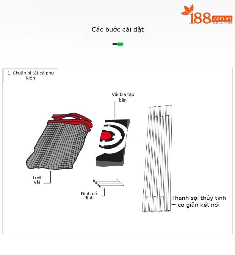 Lưới tập golf trong nhà PGM khung sợi thủy tinh 3x2x1.6m — LXW026-Mạng thực hành đơn, DJD002 pad 1 * 1.25M phiên bản thường chi tiết 15