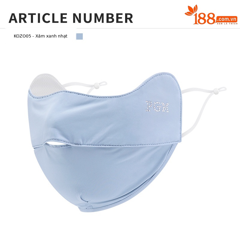 Mặt nạ chống nắng PGM Golf nữ thoáng khí mát mẻ, che nắng mùa hè — Koz005-xanh xám nhạt, KOZ005-màu trắng, KOZ005-hồng nhạt