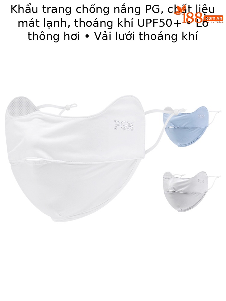 Mặt nạ chống nắng PGM Golf nữ thoáng khí mát mẻ, che nắng mùa hè — Koz005-xanh xám nhạt, KOZ005-màu trắng, KOZ005-hồng nhạt