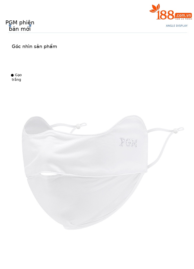 Mặt nạ chống nắng PGM Golf nữ thoáng khí mát mẻ, che nắng mùa hè — Koz005-xanh xám nhạt, KOZ005-màu trắng, KOZ005-hồng nhạt chi tiết 16