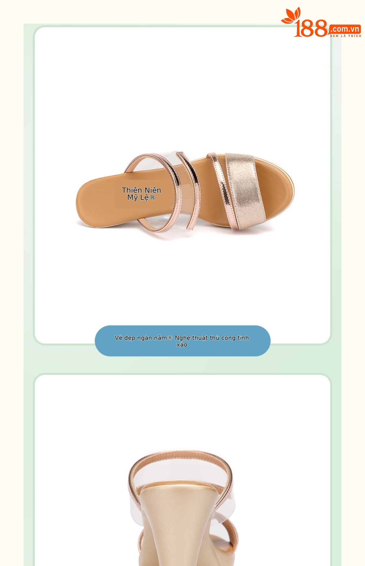 Dép sandal nữ quai chữ V đế xuồng gót thô 8 cm mùa hè 2025 — Bạc 8cm, Màu đỏ 8cm, Màu đen 8cm, Màu vàng 8cm chi tiết 17