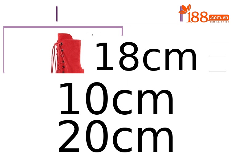 Giày cao gót nữ vũ công siêu cao 20 cm mũi nhọn gợi cảm — Màu đen, Màu mơ, Màu đỏ chi tiết 3