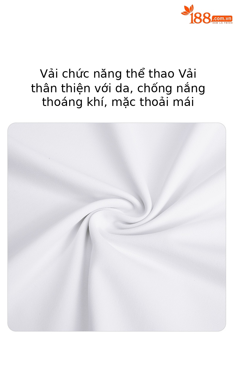 Áo thun golf nữ ngắn tay cổ tròn, chất liệu thun thể thao nhanh khô — YF486-màu xanh nước biển, YF486-màu tím, YF486-Màu xanh nhạt, YF486-màu trắng chi tiết 2