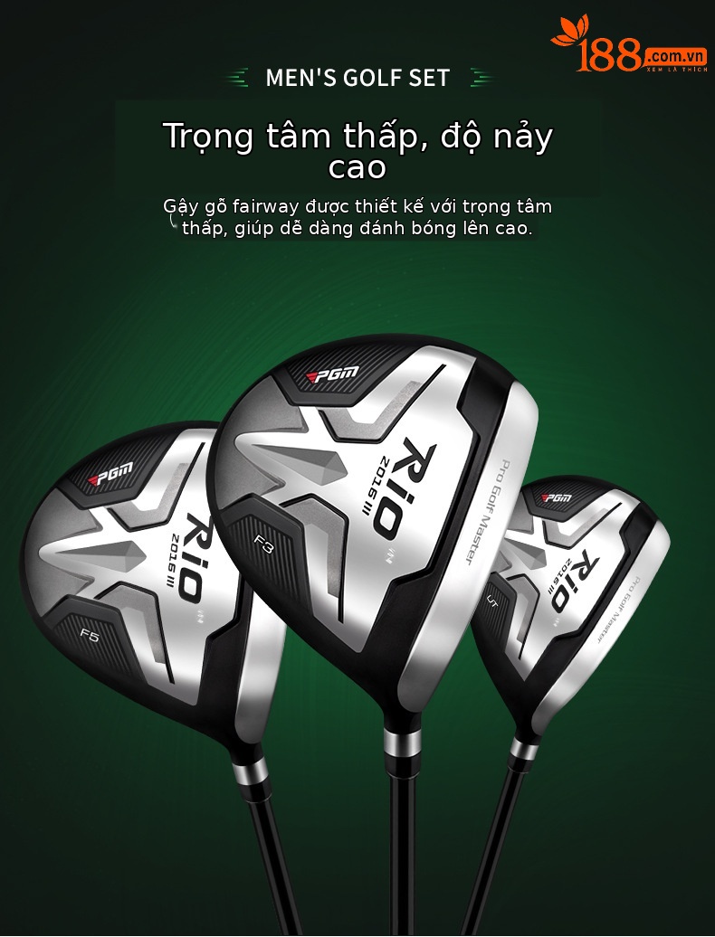 Bộ gậy đánh golf PGM RIO thế hệ thứ ba 12 món cho nam, hợp kim titan và carbon siêu nhẹ — Túi bóng 12 thanh Carbon tay phải nam MTG040 (lớp R), Túi bóng 12 thanh Carbon tay phải nam MTG040 (Lớp S), MTG040-12 thanh thép nam tay phải + túi bóng, MTG040 (lớp R) nam tay phải thanh Carbon 4 + Túi súng chi tiết 4